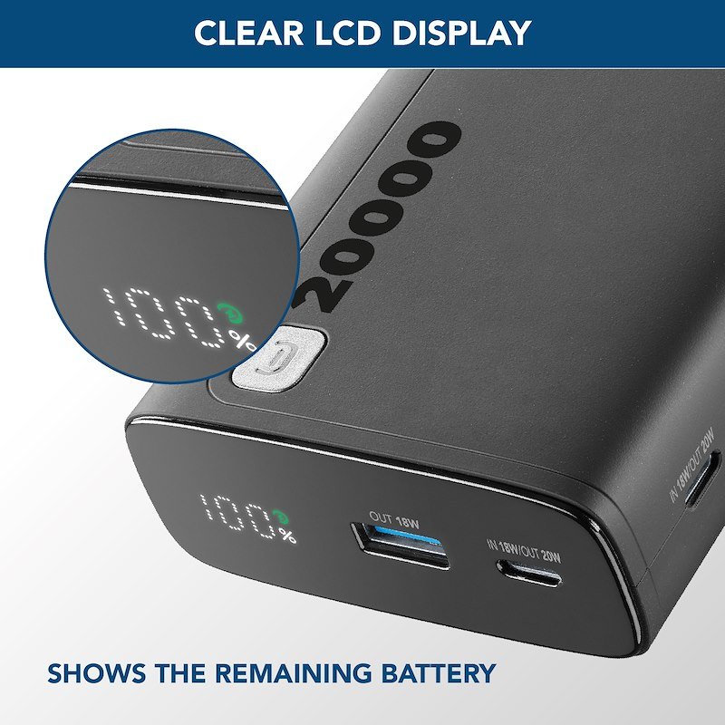 Cellularline Power Bank PBDISPL01PD20000K