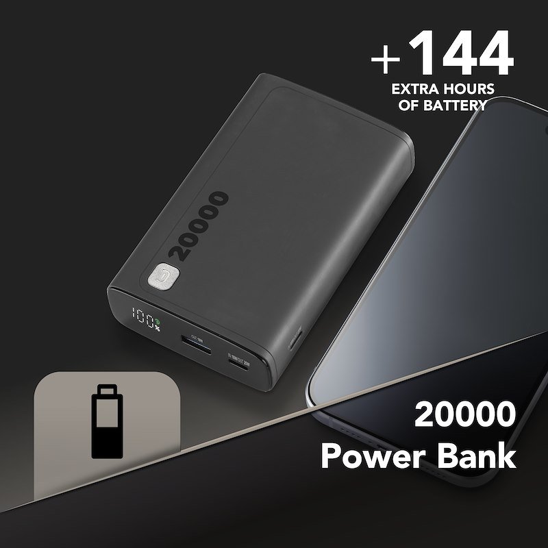 Cellularline Power Bank PBDISPL01PD20000K