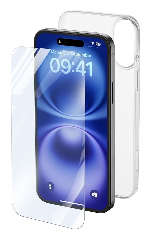 Cellularline Kit di accessori per la protezione di iPhone 16 Plus