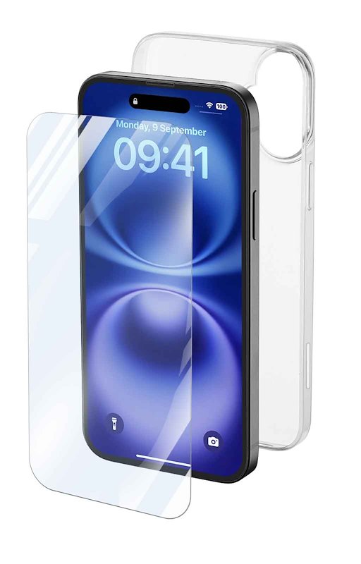 Cellularline Kit di accessori per la protezione di iPhone 16 Plus