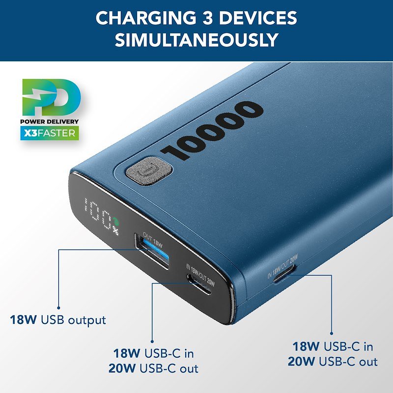 POWER BANK CELLULARLINE Elite 10000 - 12