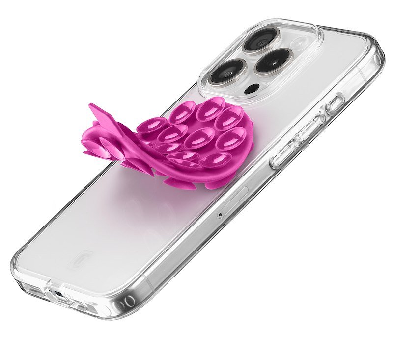 Cellularline Supporto doppia ventosa smartphone Bubble Selfiesuctioncup Rosa