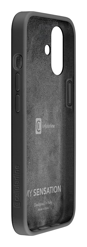 Cellularline Custodia iPhone 16 Sensation Nero