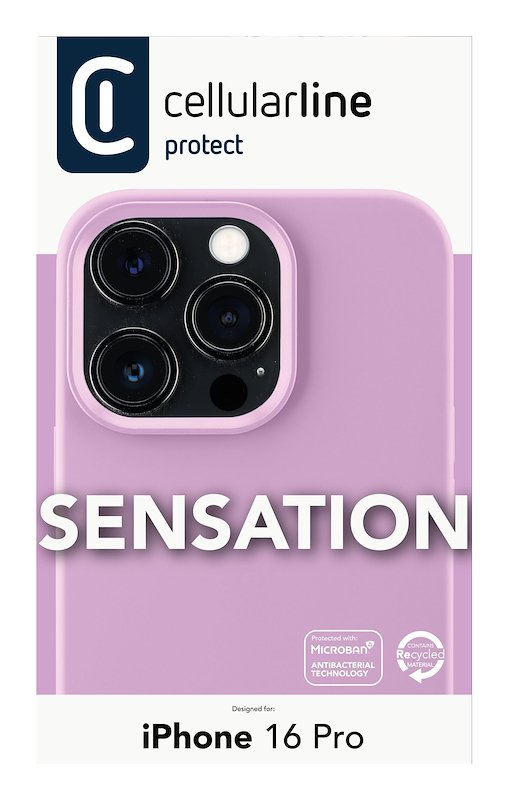 Cellularline Custodia Sensation iPhone 16 Pro Rosa