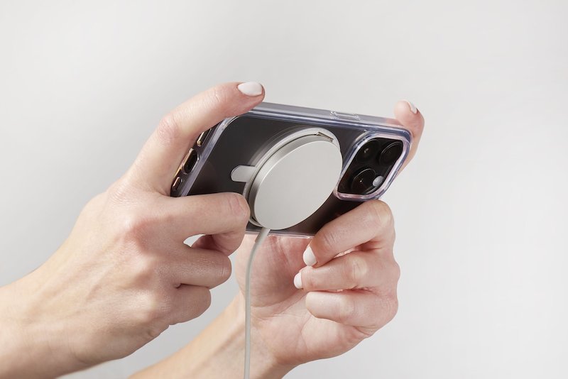 Cellularline Custodia Spin Magsafe iPhone 16 Pro Max Trasparente