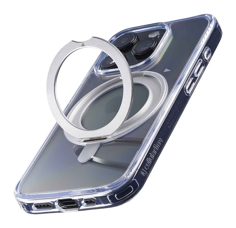 Cellularline Custodia Spin Magsafe iPhone 16 Pro Max Trasparente
