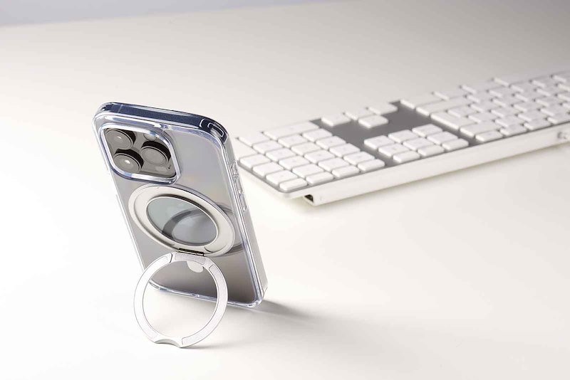Cellularline Custodia Spin Magsafe iPhone 16 Pro Trasparente
