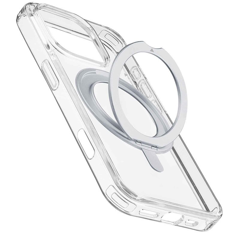 Cellularline Custodia Spin Magsafe iPhone 16 Pro Trasparente