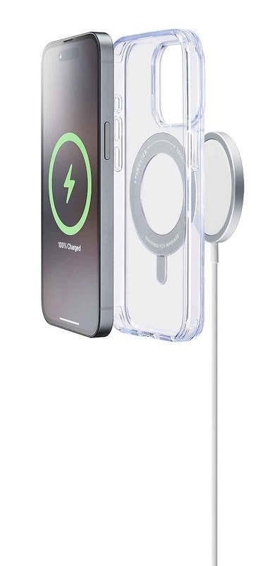 Cellularline Custodia Spin Magsafe iPhone 16 Pro Trasparente