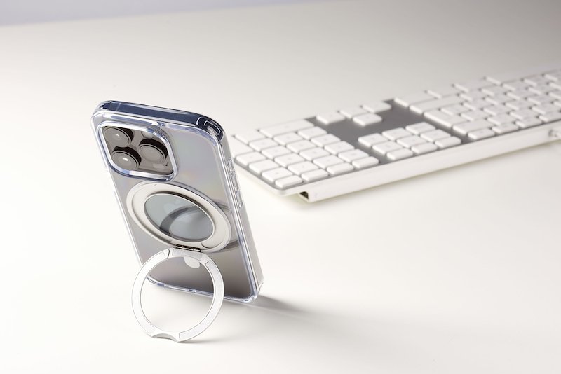 Cellularline Custodia Spin Magsafe iPhone 16 Pro Trasparente