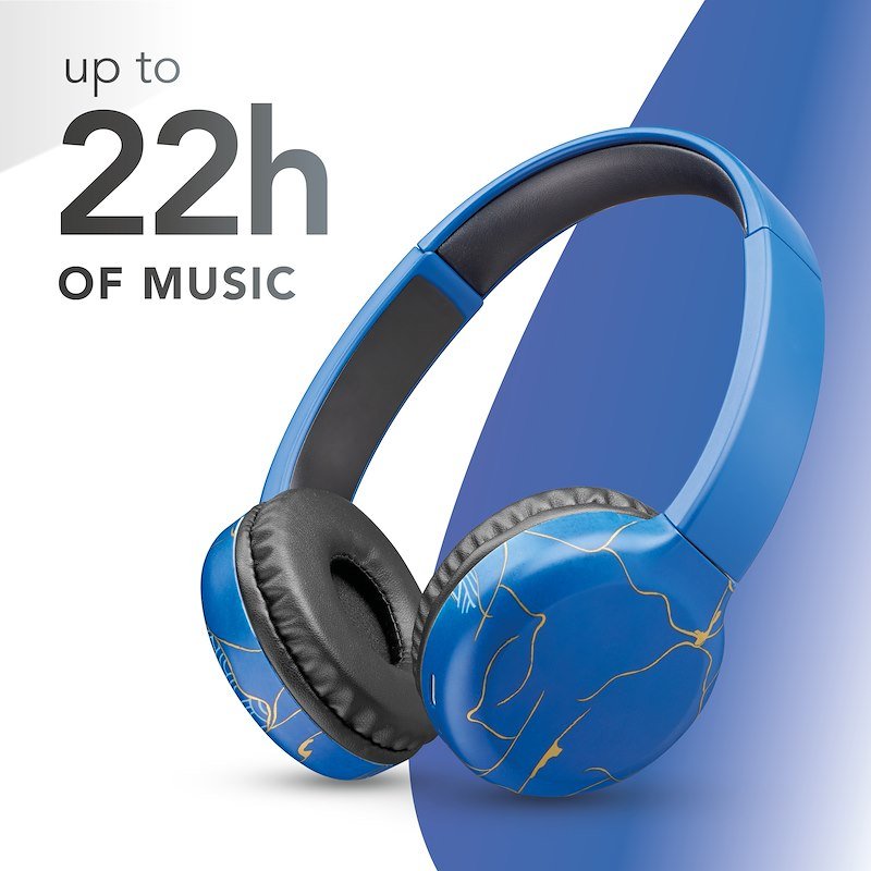 Cellularline Cuffie Wireless Btmusicsoundfan243 Blu