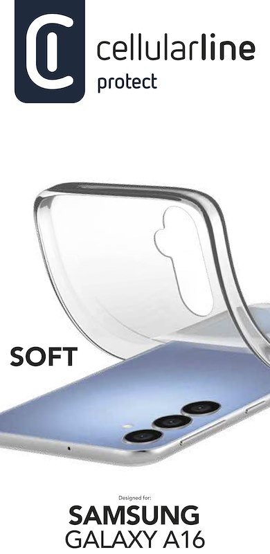 Cellularline Custodia Galaxy A16 Soft Trasparente