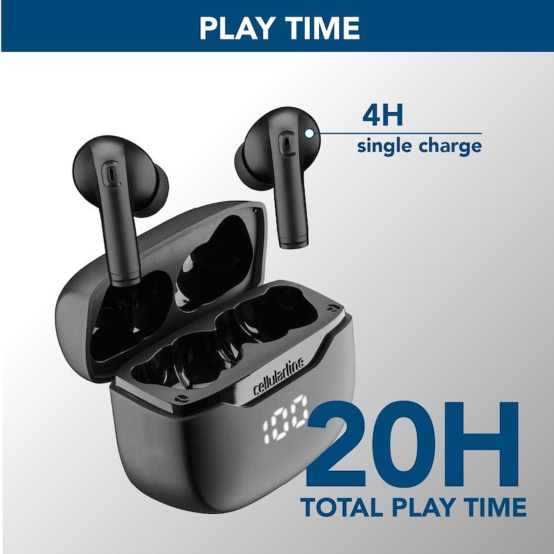 Cellularline Auricolari TWS Bluetooth Btkeytwsk Nero