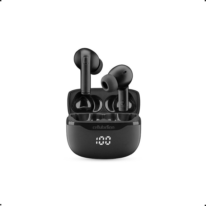 Cellularline Auricolari TWS Bluetooth Btkeytwsk Nero