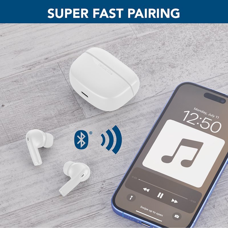 Cellularline Auricolari TWS Bluetooth KEY con Custodia LED - 8