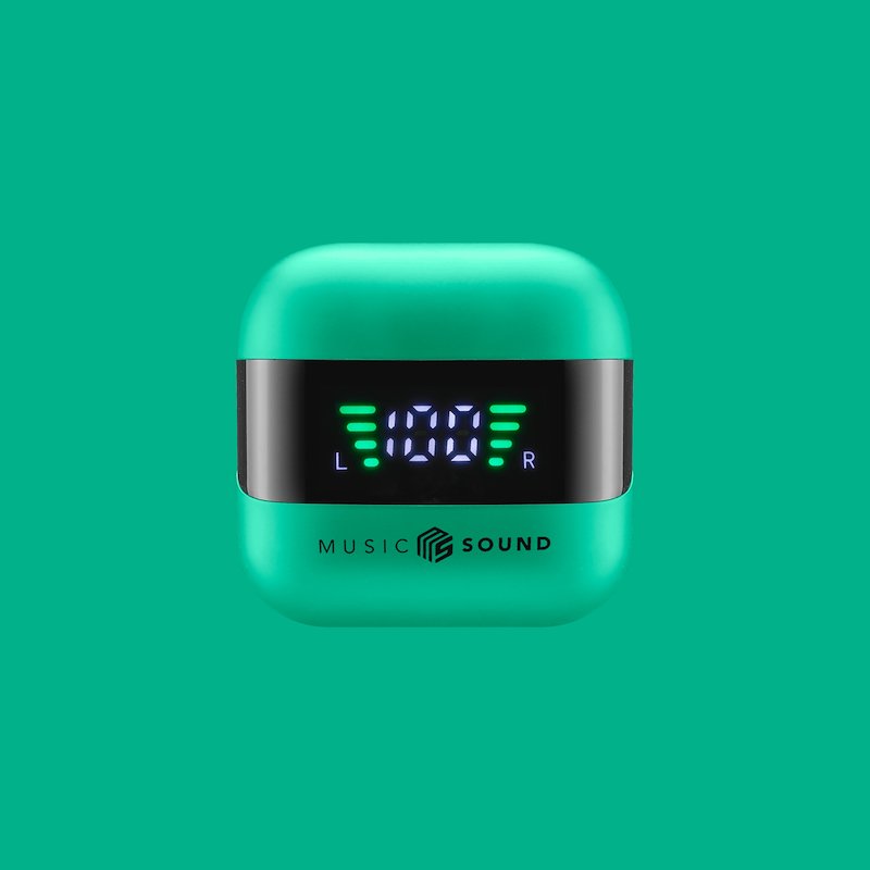 Cellularline Cuffie Wireless Bluetooth MusicSound Spark BTMSTWSSPARKG Verde