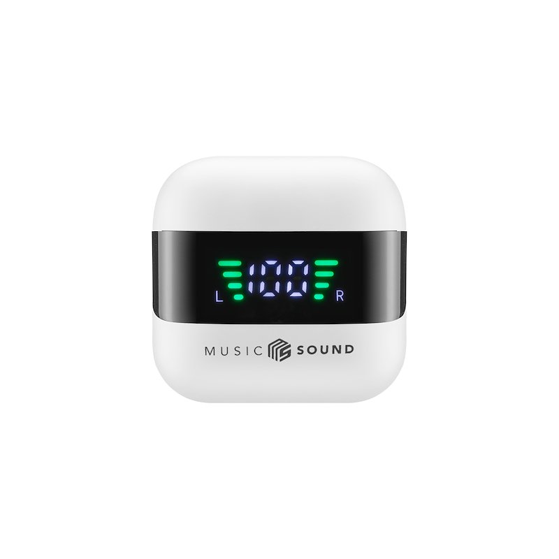Cellularline Cuffie Wireless Bluetooth MusicSound Spark BTMSTWSSPARKW Bianco