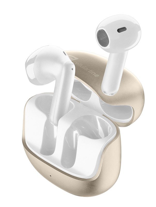 Cellularline Auricolari Bluetooth Call Purely Btpuretwsh Gold