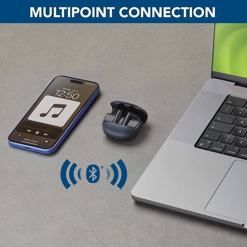Cellularline Auricolari Bluetooth Call Purely Btpuretwsk Nero