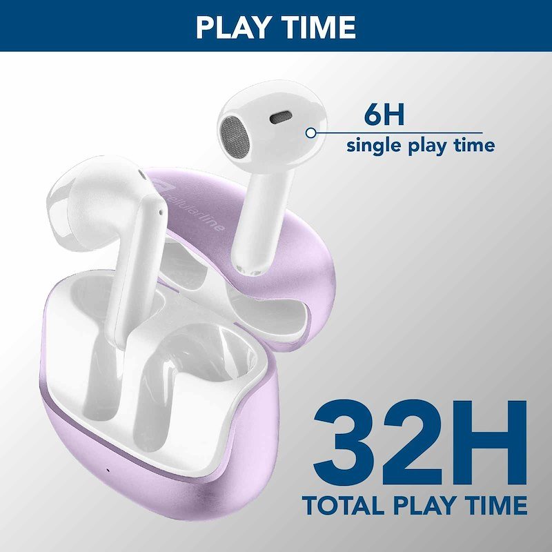 Cellularline Auricolari Bluetooth Call Purely Btpuretwsv Viola