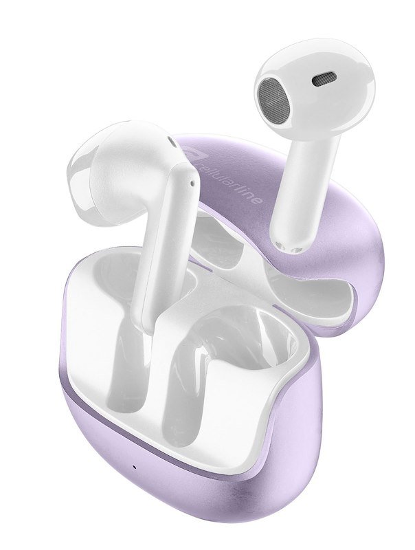 Cellularline Auricolari Bluetooth Call Purely Btpuretwsv Viola