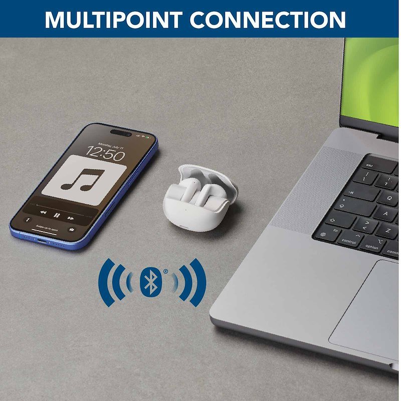 CELLULARLINE Auricolari Bluetooth AURICOLARI WIRELESS, Bianco - 11