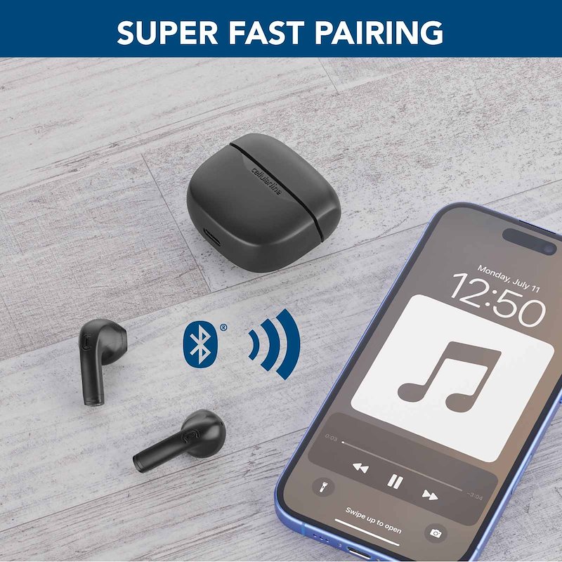 Cellularline Auricolare Bluetooth TWS CORE Nero - 8
