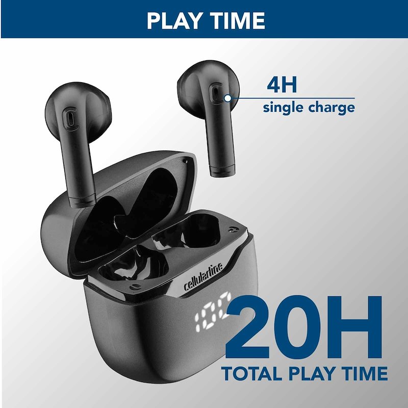 Cellularline Auricolare Bluetooth TWS CORE Nero - 4