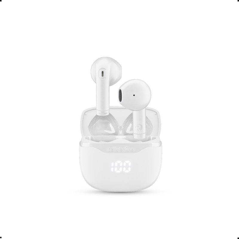 Cellularline Auricolari Bluetooth CORE Btcoretwsw Bianco