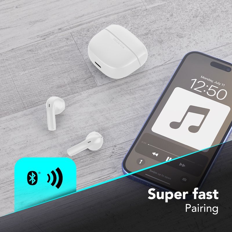 Cellularline Auricolari Bluetooth CORE Btcoretwsw Bianco
