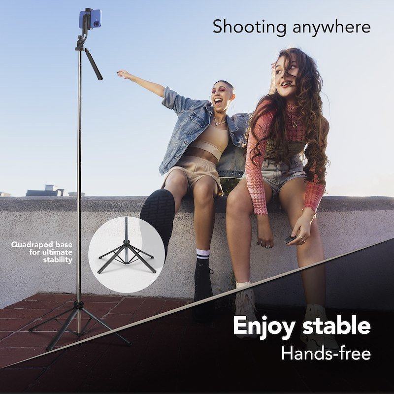 CellularLine SELFIE STICK MAX Btselfiestickmaxk Nero