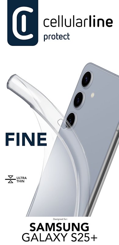 Cellularline Custodia Galaxy S25+ Fine Trasparente