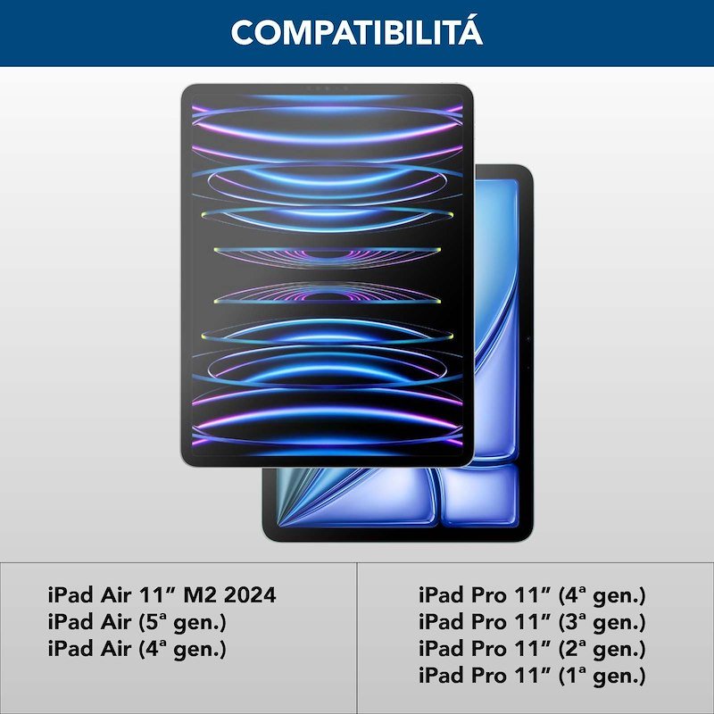 Cellularline Cover Ipad 11" con Tastiera Keyboardcaseipadk Nero