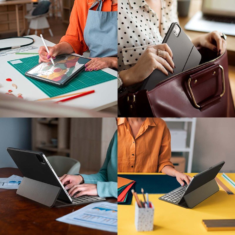 Cellularline Cover Ipad 11" con Tastiera Keyboardcaseipadk Nero