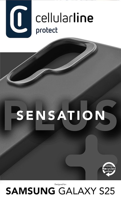 Cellularline Custodia Galaxy S25 Sensation+ Nero