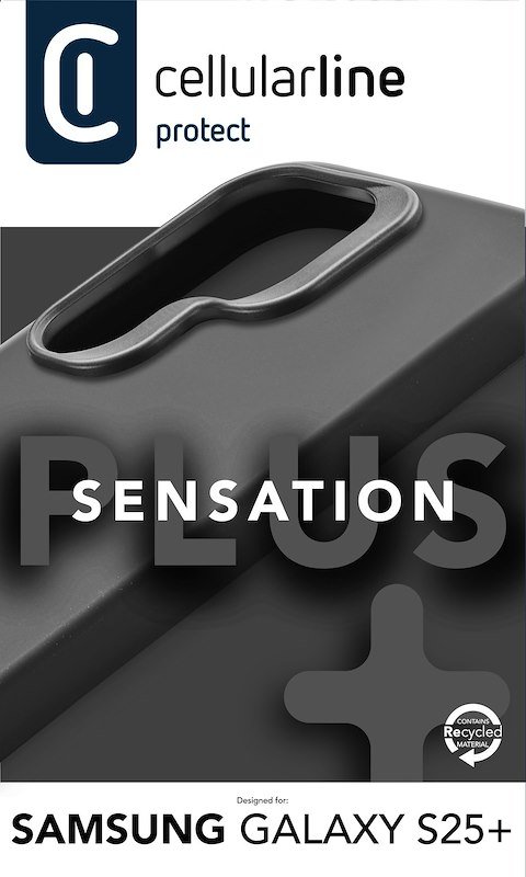 Cellularline Custodia Galaxy S25+ Sensation+ Nero