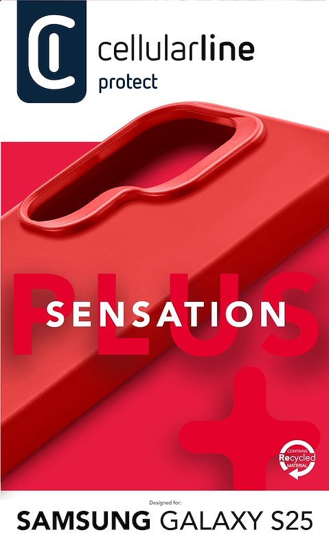Cellularline Custodia Galaxy S25+ Sensation+ Rosso