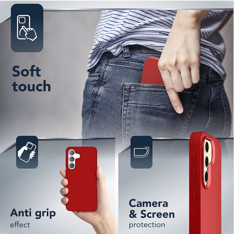 Cellularline Custodia Galaxy S25+ Sensation+ Rosso
