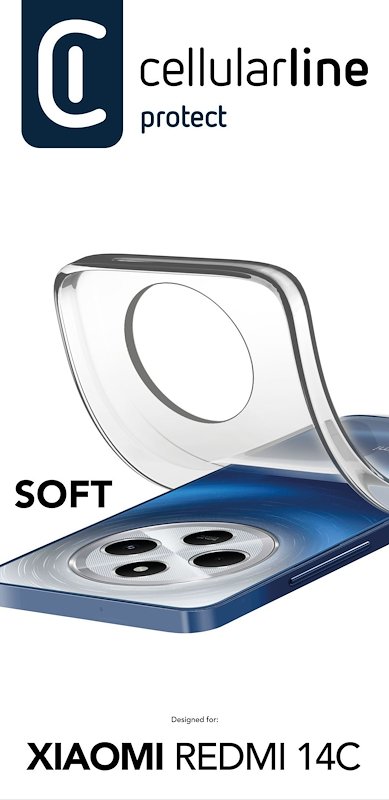 Cellularline Custodia Redmi 14C Soft Softxiaore14ct Trasparente