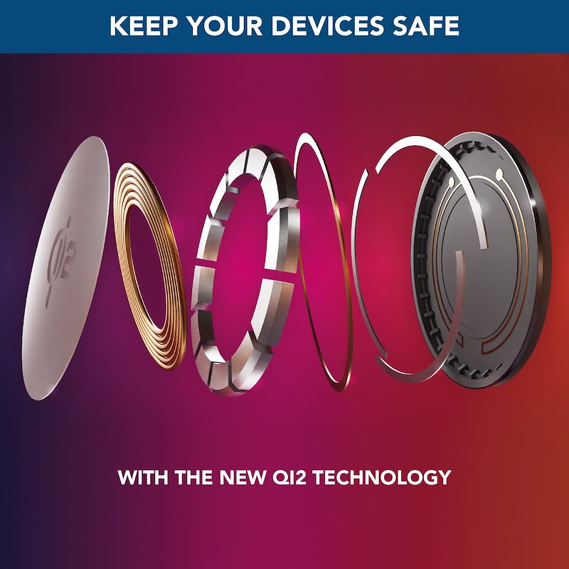 Cellularline MAG DUO Station di ricarica wireless bianco