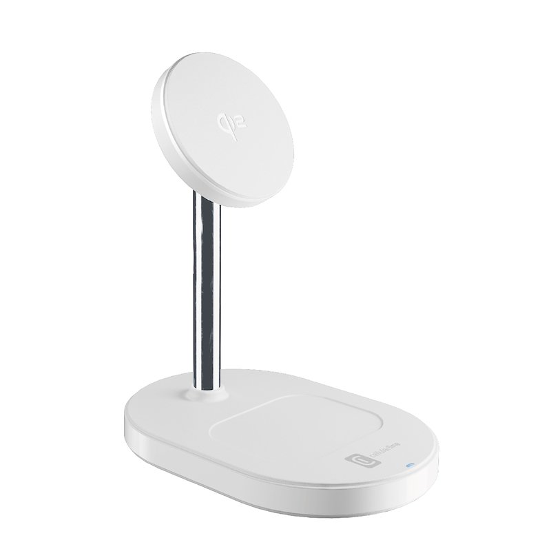 Cellularline MAG DUO Station di ricarica wireless bianco