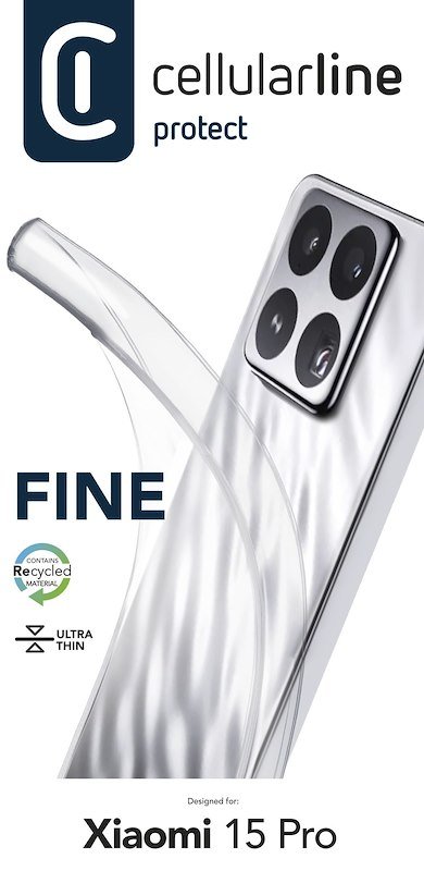 Cellularline Custodia Xiaomi 15 Pro Fine Trasparente