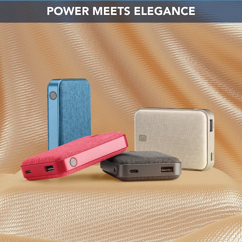 Cellularline power bank Pbglam10000pdb Blu