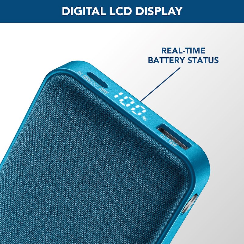 Cellularline power bank Pbglam10000pdb Blu