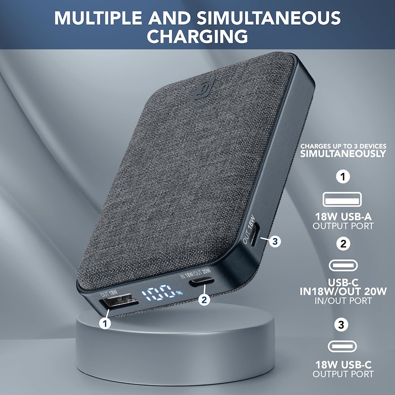 Cellularline Batterie portatili Pbglam10000pdk Nero