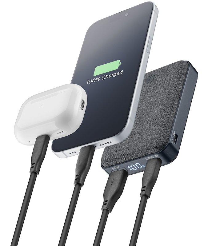 Cellularline Batterie portatili Pbglam10000pdk Nero