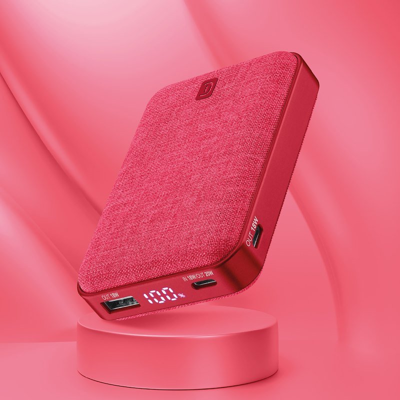 Cellularline Power Bank Glam Pbglam10000pdr rosso