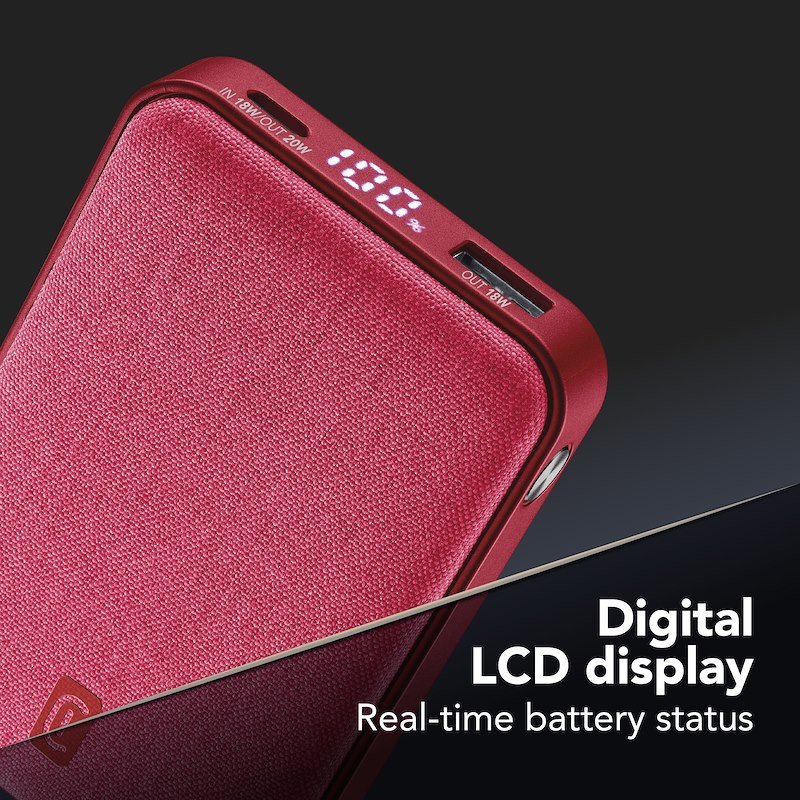 Cellularline Power Bank Glam Pbglam10000pdr rosso