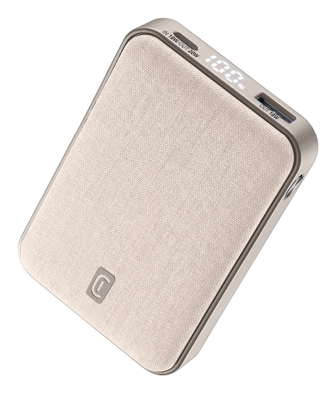 CellularLine caricabatterie portatile Power Bank Glam bianco
