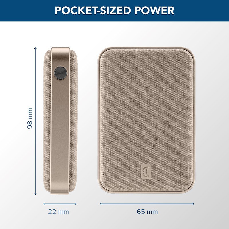 CellularLine caricabatterie portatile Power Bank Glam bianco